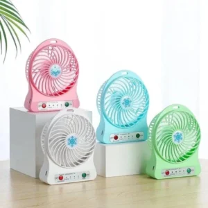 Mini Ventilador USB Recarregável 3 Velocidades